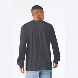 Camisetas Formales al por Mayor con Cuello Redondo y Ribete en Contraste para Hombre y Niño, Multicolor, Manga Larga, a Cuadros, 100% Algodón, Ecológicas, de Secado Rápido, Marca Privada - Product Image 3