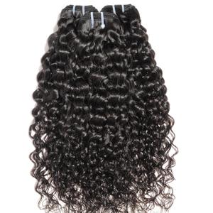 Cabello Humano Extensiones de cabello humano natural Cutícula alineada Cabello crudo indio Paquetes de cabello humano rizado profundo - Product Image 4