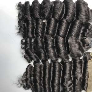 Extensiones de cabello virgen a precio de fábrica Paquetes de ondas de cuerpo suelto Cabello vietnamita Cabello súper doble dibujado - Product Image 5