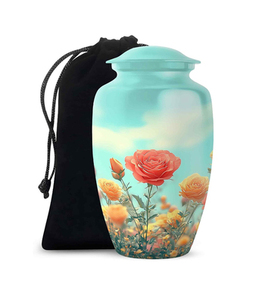 Urnas Funerarias Decorativas de Latón para Cenizas de Adultos, Urnas Hechas a Mano para Hombres y Mujeres - Product Image 1