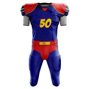 Uniforme de football américain personnalisé de qualité supérieure, couleur personnalisée, maillot et pantalon de football américain pour jeunes, haute qualité, personnalisable pour l'équipe - Product Image 1