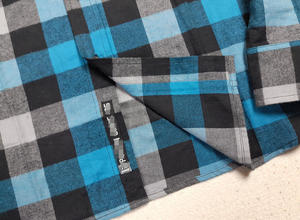Camisa de Hombre de Manga Corta, Cuello Alto, Casual, Tejida, 100% Algodón, Transpirable, Corte Regular, Roja, Negra, Gris - Product Image 5