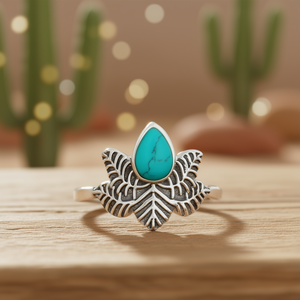 <b>Turquoise</b> Fashion <b>Ring</b> 3.1 Grams Weight - Product Image 3