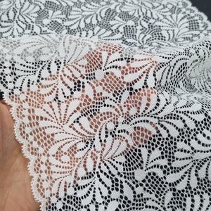 Cinta Elástica de Encaje con Diseño Floral, 23 cm, Nailon y Spandex, Tejido Elástico para Vestidos de Novia, Lencería y Ropa, Ligero - Product Image 6