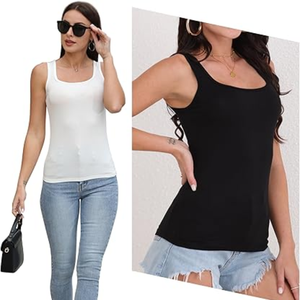 Fabricante OEM ODM de Camisetas Básicas sin Mangas para Mujer, de Algodón Suave, para Uso Diario Informal - Product Image 5
