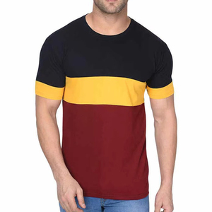เสื้อยืดผู้ชายคุณภาพสูง ผ้าฝ้าย 100% สไตล์เรียบง่าย สีพื้น ทรงโอเวอร์ไซส์ คอกลม สำหรับขายออนไลน์ - Product Image 1