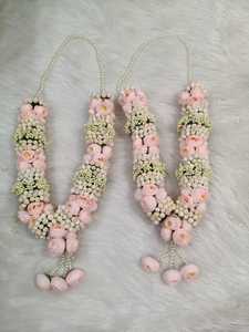 Varmala de mariage aux pivoines roses et aux bourgeons de jasmin - Product Image 4