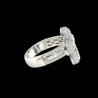 Bague de forme personnalisée 0,50 gramme Or 9K 10K 14K 18K Pureté certifiée IGI Diamant naturel Couleur D Pierre blanche Bijoux unisexe tendance