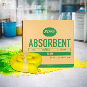 Barrera Absorbente Química Amarilla de 650 mm para Control de Derrames y Contención de Fugas - Product Image 3