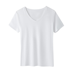เสื้อยืดคอกลมแขนสั้นผู้ชาย สีพื้น ทรงปกติ สไตล์ลำลอง สีเหลือง - Product Image 2