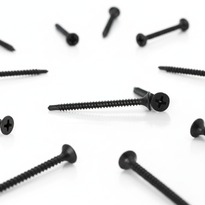 Drywall Screw Phillips Drive Fine/Coarse Thread <b>Drill</b> Point Self-Drilling Bugle Head Pan Class 8.8 Phosphate Coated Inch/Metric - Product Image 1