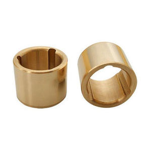 Casquillo de bronce de pared delgada de tamaño personalizado con brida, rodamiento metálico autolubricante con ranura de aceite, piezas al por mayor - Product Image 6