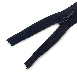 Large Size 5# High Strength Nylon Invisible <b>Zipper</b> with Auto Lock Custom Color for Suit Skirt - Product Image 2