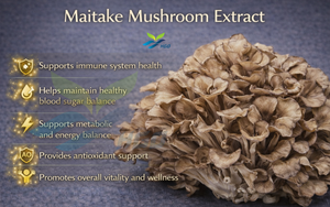 Extrait de champignon Maitake pur et naturel de qualité alimentaire, polysaccharides 20 %, extrait standardisé, fourni directement par l'usine HGO - Product Image 3