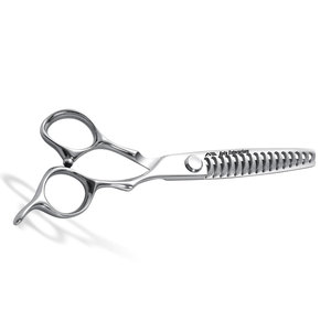Ciseaux pour la réduction de la densité des cheveux, fabriqués en acier japonais VG10 pour une texturisation précise, un mélange de textures et une coupe sans effort - Product Image 5