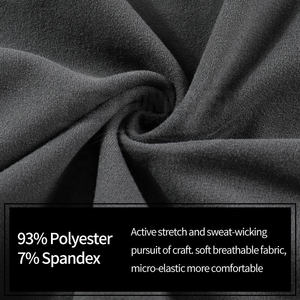 Camisetas Deportivas para Hombre, de Secado Rápido, Corte Regular, Manga Larga, Cuello Redondo y Diseño con Orificios para los Dedos, Algodón Casual, Logotipo Frontal - Product Image 5