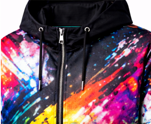 Ensemble de survêtement imprimé graffiti abstrait pour homme Discover-Impex 2026 – Veste à capuche et pantalon de jogging personnalisés par sublimation, vêtements de sport OEM - Product Image 4
