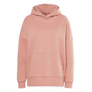 เสื้อฮู้ดผ้าฟลีซสีชมพูอ่อนแบบหนา แขนยาว สวมหัว - Product Image 1