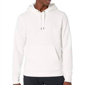 Cotton Hoodie Mens Soft Pullover <b>Sweatshirt</b> Breathable Long Sleeve Adjustable Drawstring Hood Casual Wear - Product Image 4