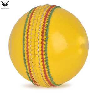 Trendy Professional Leather Cricket <b>Balls</b> Set Handcrafted Yellow Contrast Color Cricket Match <b>Balls</b> for High Level Tournament - Product Image 3