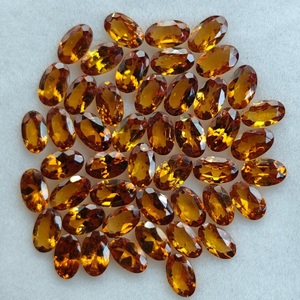 พลอยสปีซาร์ไทต์สีส้มธรรมชาติทรงเหลี่ยมคุณภาพสูงสำหรับทำเครื่องประดับ - Product Image 1