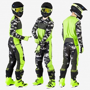 ชุดแข่งรถมอเตอร์ไซค์สำหรับผู้ใหญ่ ชุดแข่ง MX ออฟโรด ระบายอากาศได้ดี ทนไฟ แห้งเร็ว ชุด 2 ชิ้น ชุดกีฬา อุปกรณ์มอเตอร์ครอส - Product Image 1