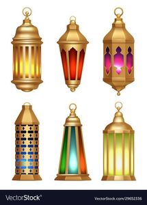 Linterna Árabe Dorada Tradicional para Ramadán, Lámpara de Metal Ornamentada, Decoración para Ramadán, Linterna, Dorada - Product Image 4