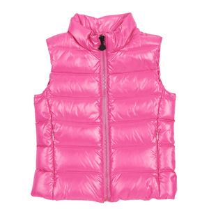 Chalecos Casuales Ultraligeros con Cuello Alto, Tejidos, Transpirables, Ecológicos, con Cierre de Cremallera, Relleno Acolchado, Resistentes al Viento, para Mujer - Product Image 1