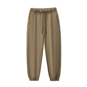 Plain Loose Fit Fleece Joggers <b>Men</b> Casual Elastic Band <b>Cuffed</b> Sweatpants <b>Trousers</b> - Product Image 4
