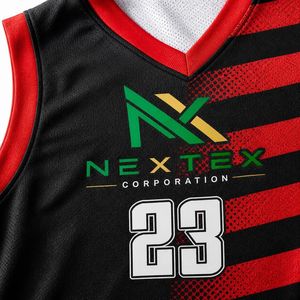 Conjunto de Uniforme de Baloncesto Sublimado Personalizado para Hombre, Camiseta de Malla y Pantalones Cortos, Ropa Deportiva de Equipo, Equipo para Juegos, Venta OEM con Bolsillos Laterales - Product Image 5
