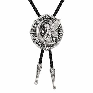 Corbata Bolo de Metal con Diseño de Vaquero en Relieve 3D, Chapada en Latón Antiguo, Personalizada - Product Image 4