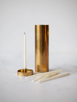Portavelas Pequeño, Elegante, de Latón, Hecho a Mano, Ecológico, Duradero, para Decoración del Hogar, Navidad