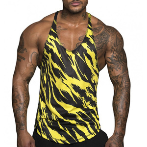 Débardeur Hip Hop Homme Personnalisé ODM Imprimé Graphique Coton Polyester Sans Manches Streetwear Gym T-shirt Mode Été 2025 - Product Image 6