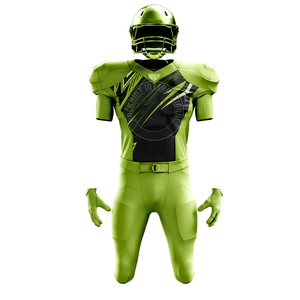 Uniforme de football américain en tissu polyester respirant, léger et durable, conçu pour l'entraînement en équipe - Product Image 1