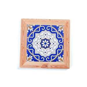 Modern <b>Wooden</b> Coaster Eco-Friendly Natural Wood with Printed Design Protects <b>Table</b> Surfaces While Serving Tea <b>Coffee</b> Cold Drinks - Product Image 5