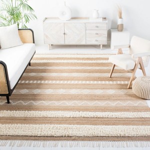 Jute <b>Rugs</b> Antique Muted Vintage Wool Jute <b>Boho</b> Kilim <b>Rug</b> Small Turkish with Diamond Pattern Shapes Faded Floor <b>Rugs</b> - Product Image 5