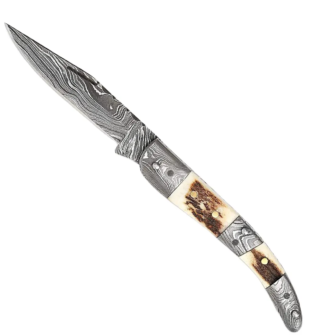 حقيقية دمشق الصلب سكين جيب-الكشافة سكين للفرد-جيدة للصيد بقاء الأنشطة الداخلية والخارجية رجل هدية