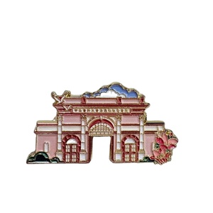 งานฝีมือโลหะเคลือบอ่อนแบบกำหนดเอง พร้อมเคลือบเงาสีดำ นิกเกิล ทอง เงิน ทองแดง และกลิตเตอร์ - Product Image 1