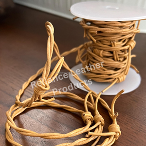 Bolo tressé de haute qualité 100% cordon en cuir pur tailles personnalisées couleurs pour bijoux à bricoler soi-même collier projets d'artisanat Type de perles - Product Image 4