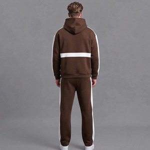 Wholesale Manufacturer Customized hoodie & <b>trouser</b> set for men's High Quality 500 GSM Boxy Heavyweight Oversized Men Tracksuit - Product Image 3