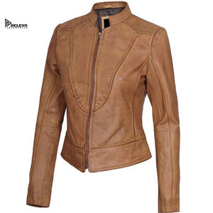 Chaqueta de Cuero Sintético para Hombre, Chaqueta de Motociclista Estilosa, Abrigo de Invierno Cálido y Duradero, Proveedor OEM - Product Image 5