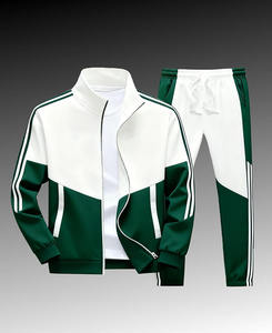 Conjunto Deportivo de Primavera/Otoño para Hombre, con Logotipo Personalizado, 2 Piezas, Chaqueta con Cierre Completo y Cuello Alto, Fabricante de Ropa Deportiva - Product Image 5