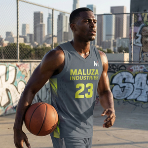 Uniforme de Baloncesto Transpirable Personalizado, Conjunto de Camiseta y Pantalones Cortos de Secado Rápido para Entrenamiento, MALUZA INDUSTRIES, Ropa Deportiva Profesional para Equipos Elite - Product Image 6