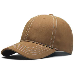หมวกแก๊ปผู้ชาย 100% ผ้าฝ้าย ปรับแต่งได้ หมวกเบสบอล ป้องกันแสงแดด หมวกทรงพ่อ ไซส์ใหญ่ XXL สำหรับคนหัวใหญ่ - Product Image 1