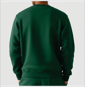 เสื้อสเวตเชิ้ตผู้ชาย ผ้าฝ้าย ใส่สบาย ระบายอากาศได้ดี สไตล์พรีเมียม สตรีทแวร์ ทรงโอเวอร์ไซส์ ปักลายตามสั่ง - Product Image 2