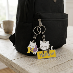 พวงกุญแจคาราไบเนอร์โลหะผสมแบบกำหนดเองพร้อมดีไซน์การ์ตูนแฟชั่น - Product Image 2