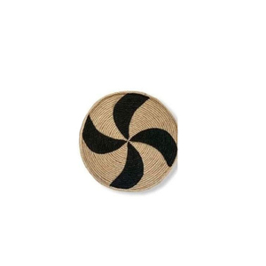 Handmade Woven Modern Eco-friendly Wall Basket Decor Set of 3 Blue Art Wall <b>Hanging</b> Basket Living Room Decoration - Product Image 2