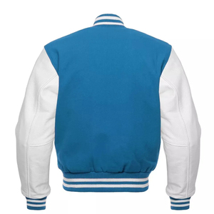 Veste de baseball varsity de qualité supérieure pour hommes, avec manches brodées et patchs, style décontracté - Product Image 2