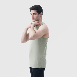 Débardeur sans manches OEM pour homme, séchage rapide, respirant, gris, pour la musculation et l'entraînement en salle de sport - Product Image 5
