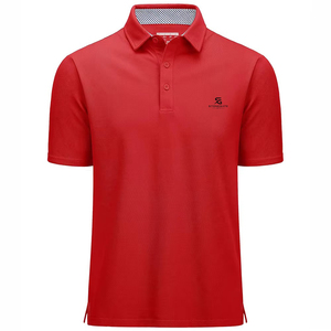 เสื้อโปโลชายคุณภาพพรีเมียม ผ้าฝ้าย แขนสั้น สีพื้น รับสั่งพิมพ์ลาย ระบายอากาศได้ดี เหมาะสำหรับกอล์ฟและธุรกิจ ปี 2026 - Product Image 1